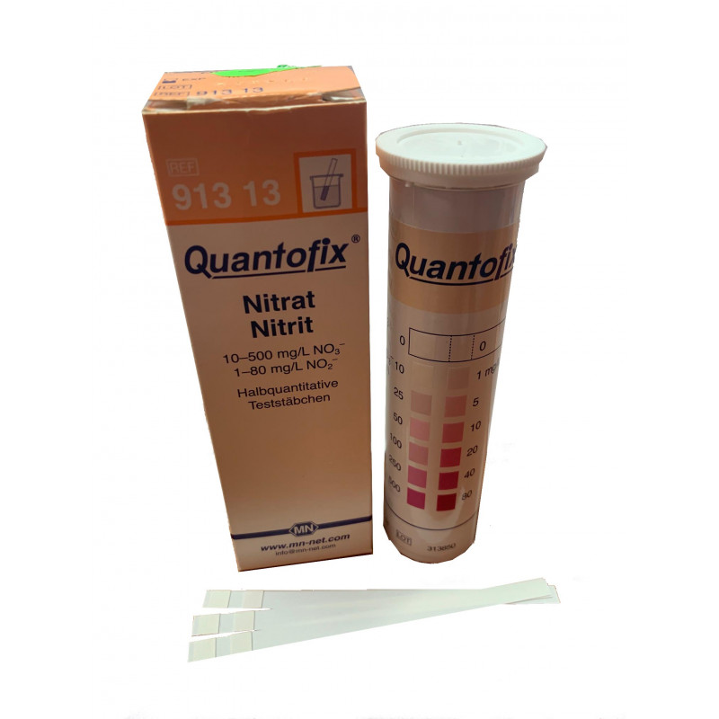 100 tests bandelettes de nitrates QUANTOFIX